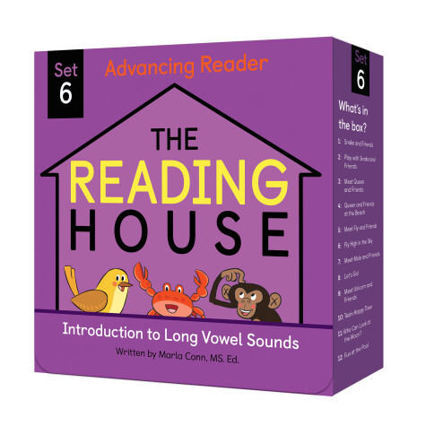 Book cover for The Reading House Set 6: Introduction to Long Vowel Sounds