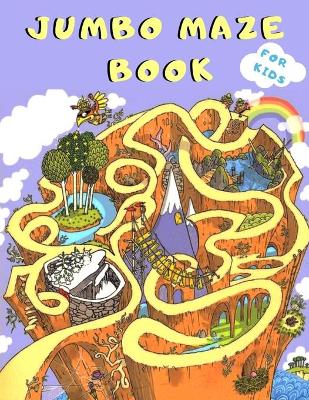 Book cover for Jumbo Maze Book for Kids