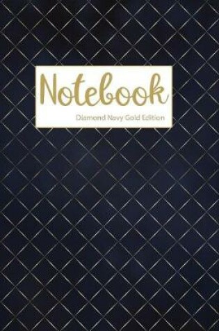Cover of Notebook Diamond Navy Gold Edition