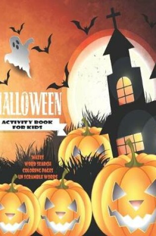 Cover of Halloween Activity Book For Kids