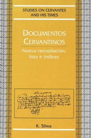 Cover of Documentos Cervantinos