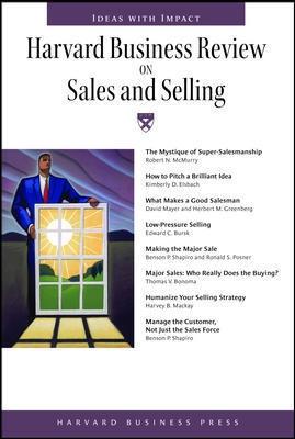 Book cover for 'Harvard Business Review' on Sales and Selling