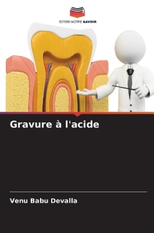 Cover of Gravure à l'acide