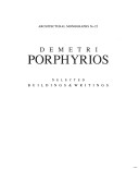 Cover of Porphyrios, Demetri