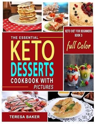 Book cover for Keto Desserts Cookbook with Color Pictures