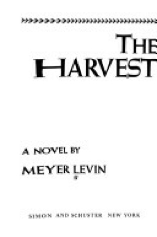 Cover of The Harvest