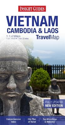 Book cover for Insight Travel Map: Vietnam, Cambodia & Laos