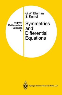 Book cover for Symmetries and Differential Equations