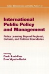 Book cover for International Public Policy and Management