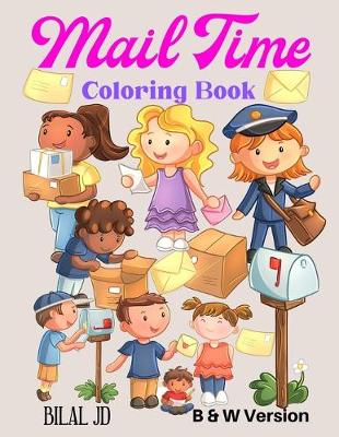 Book cover for Mail Time Coloring Book