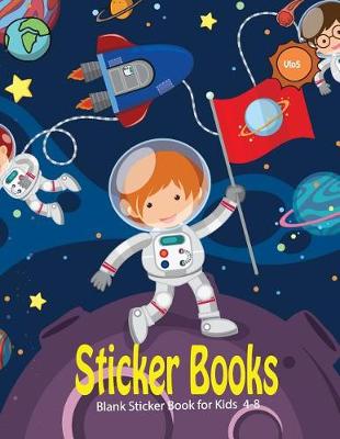 Book cover for Sticker Books Blank Sticker Book for Kids 4-8