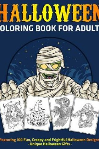 Cover of Halloween Coloring Book for Adults