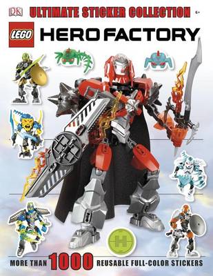 Book cover for Lego Hero Factory: Ultimate Sticker Collection