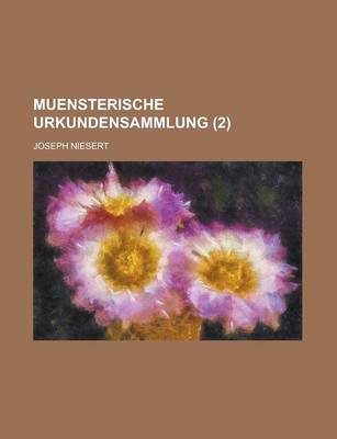 Book cover for Muensterische Urkundensammlung (2)