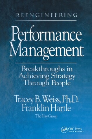 Cover of Reengineering Performance Management Breakthroughs in Achieving Strategy Through People