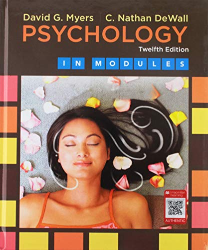 Book cover for Psychology in Modules & Launchpad for Psychology in Modules (Six-Month Access)