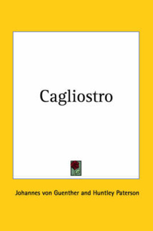 Cover of Cagliostro (1929)