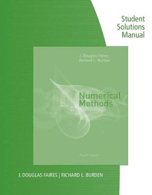 Book cover for Student Solutions Manual for Faires/Burden's Numerical Methods, 4th