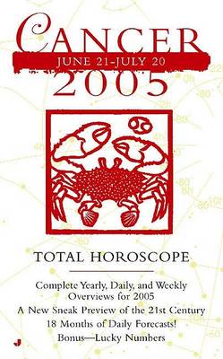 Book cover for Total Horoscope Cancer 2005