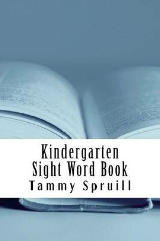 Cover of Kindergarten Sight Word Book