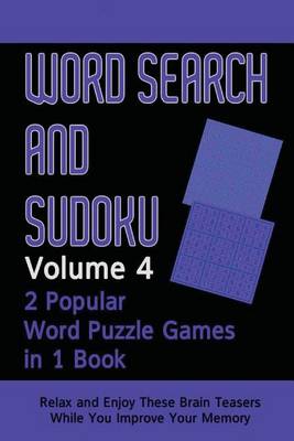 Book cover for Word Search and Sudoku Volume 4