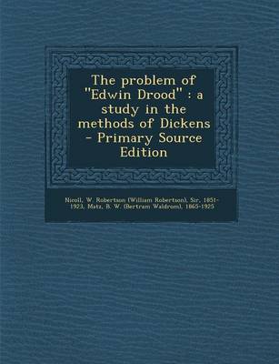 Book cover for The Problem of Edwin Drood