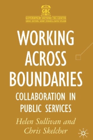 Cover of Working Across Boundaries