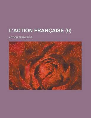 Book cover for L'Action Francaise (6)