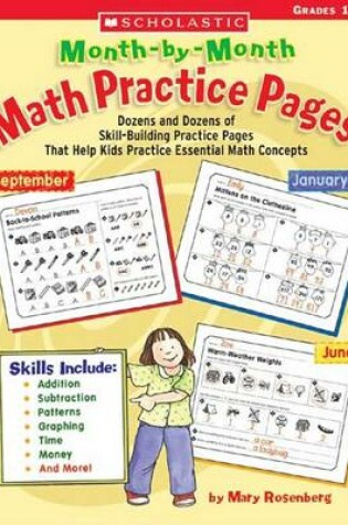 Cover of Month-By-Month Math Practice Pages