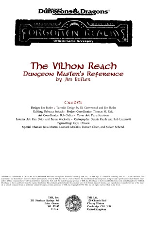 Cover of Vilhon Reach