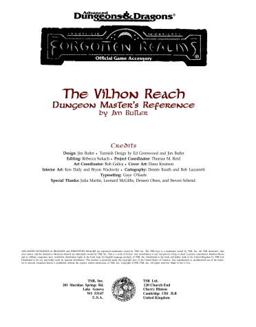 Book cover for Vilhon Reach