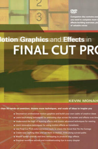 Cover of Motion Graphics and Effects in Final Cut Pro