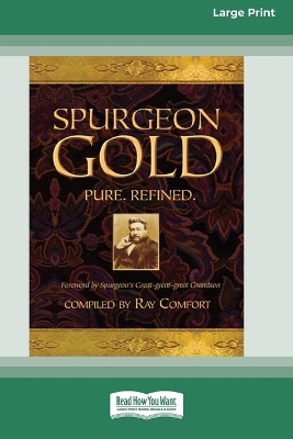 Book cover for Spurgeon Gold-Pure Refined (16pt Large Print Edition)