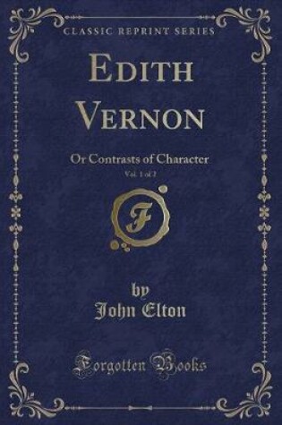 Cover of Edith Vernon, Vol. 1 of 2