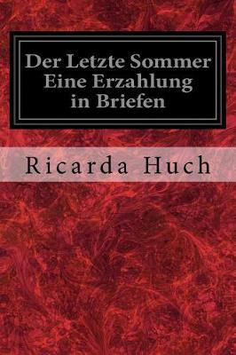 Book cover for Der Letzte Sommer Eine Erzahlung in Briefen