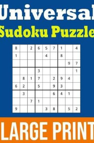 Cover of Universal Sudoku Puzzle Large Print