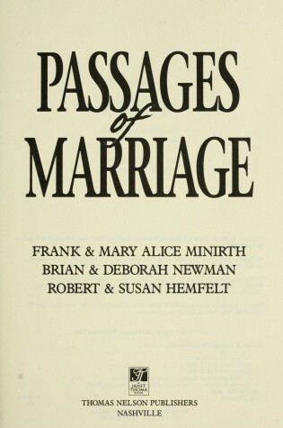 Cover of Passages of Marriage