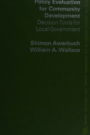 Cover of Policy Evaluation for Community Development