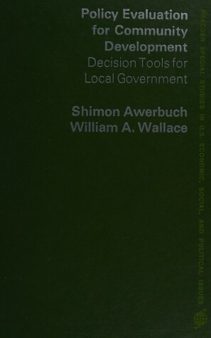 Book cover for Policy Evaluation for Community Development