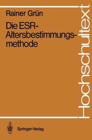 Cover of Die ESR-Altersbestimmungsmethode