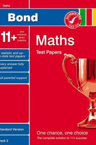 Cover of Bond 11+ Test Papers Maths Standard Pack 2