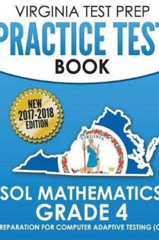 Cover of Virginia Test Prep Practice Test Book Sol Mathematics Grade 4