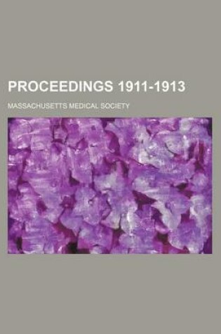 Cover of Proceedings 1911-1913