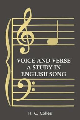 Cover of Voice and Verse - A Study in English Song