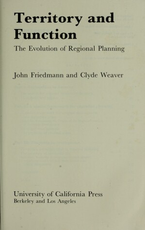 Book cover for Friedman: Territory and Function (Paper)
