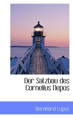 Book cover for Der Satzbau Des Cornelius Nepos