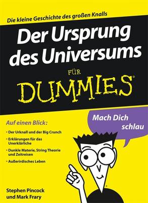 Book cover for Der Ursprung des Universums für Dummies