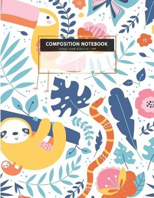 Cover of COMPOSITION NOTEBOOK College ruled 8.5x11 in l 100 Page