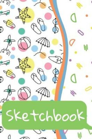 Cover of Sketchbook for Kids - Large Blank Sketch Notepad for Practice Drawing, Paint, Write, Doodle, Notes - Cute Cover for Kids 8.5 x 11 - 100 pages Book 25