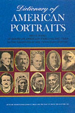 Cover of Dictionary of American Portraits